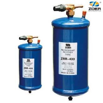 Accumulators and Receivers A Receiver is a vessel for holding refrigerant liquefied by