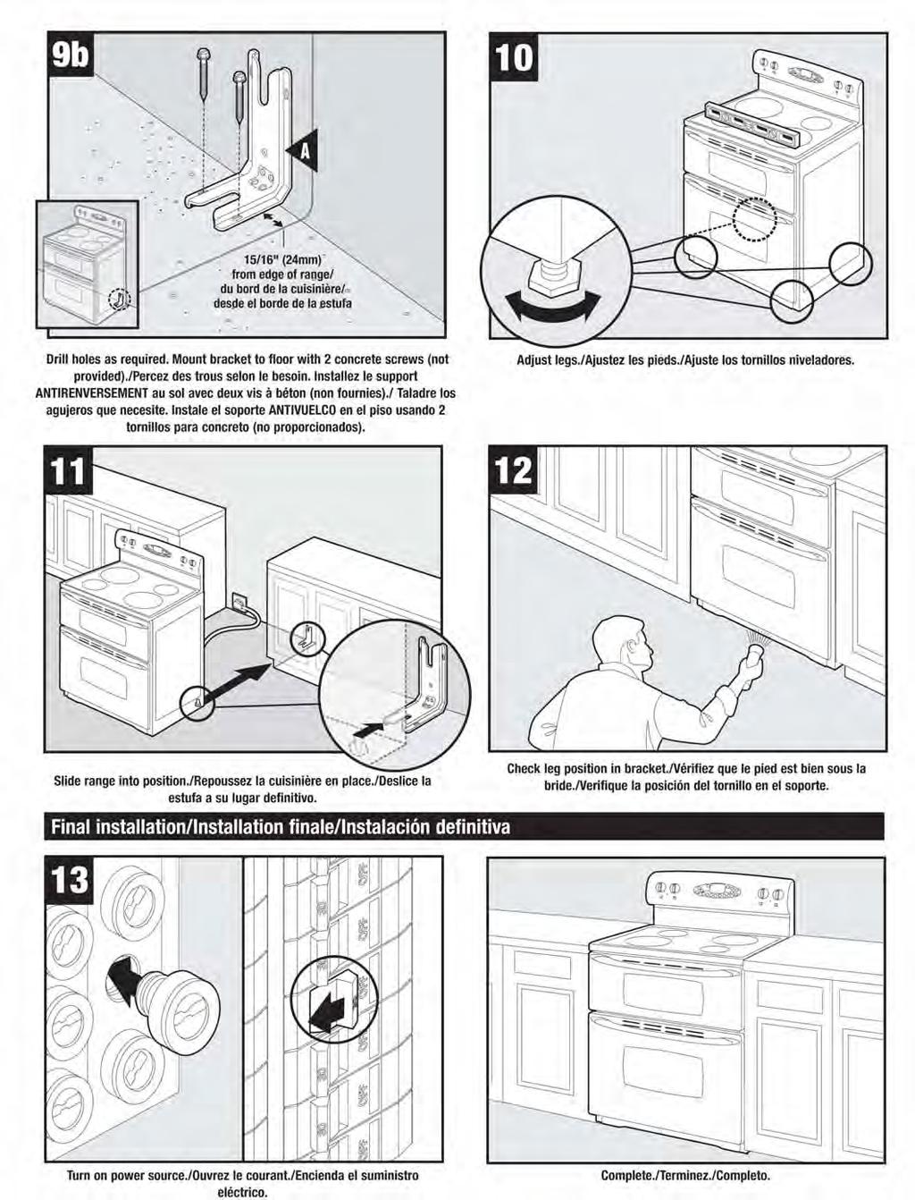Installation Instructions A