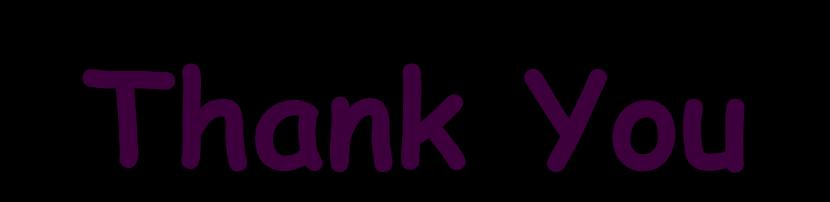 Thank You Submitted by: The