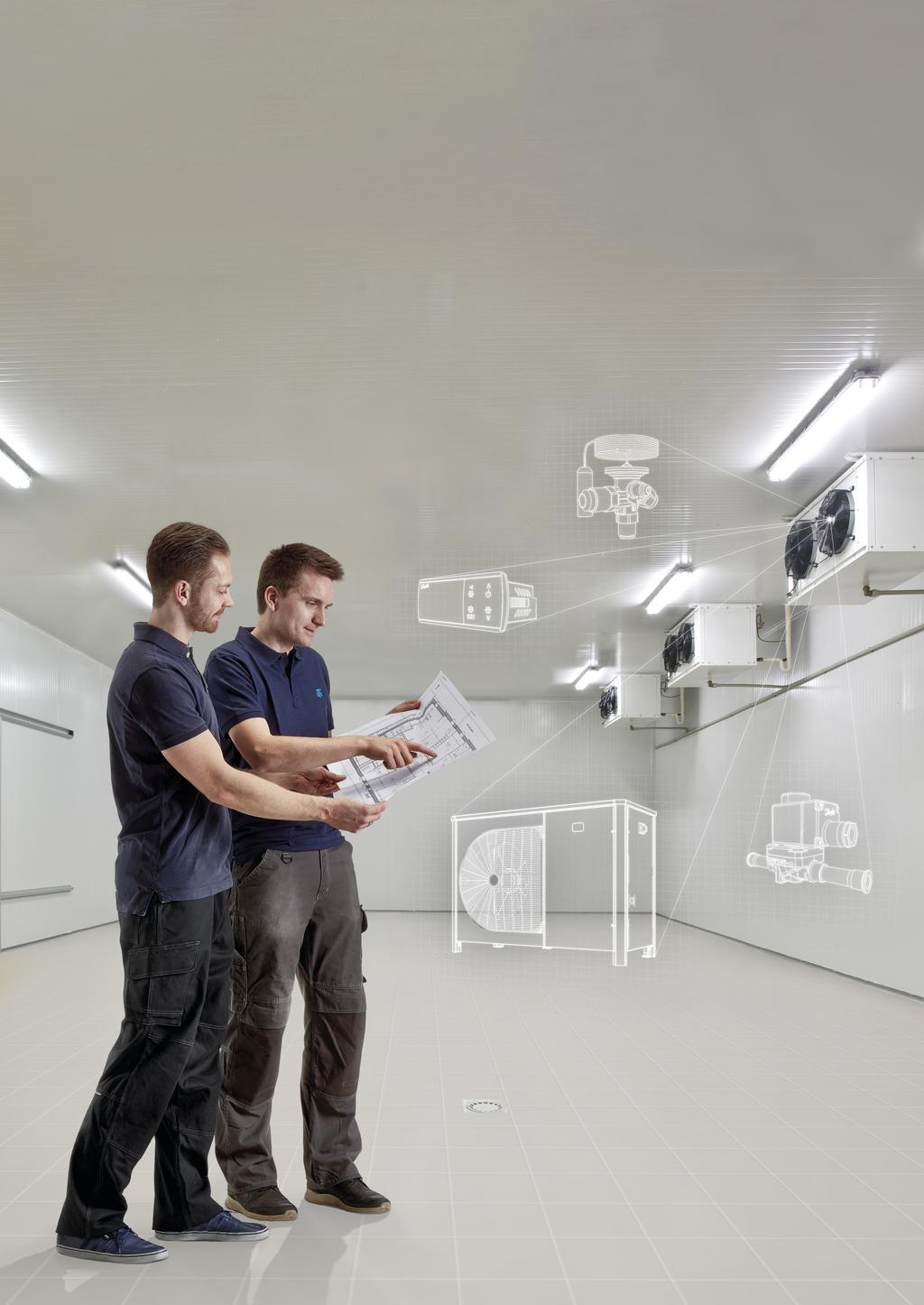 Danfoss Solutions for Cold Rooms - Installers/Contractors, Europe Go Beyond Cool With Danfoss, you get more than reliable solutions for cold rooms.