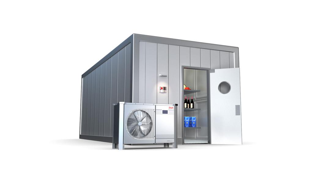 UNITS Open frame condensing units for indoor installation providing energy efficiency and
