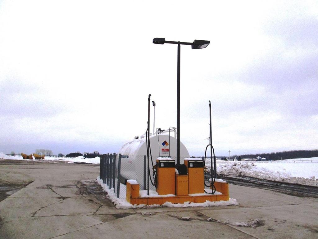 The property also features a Diesel Fuel Fueling island with above ground tank and pump.
