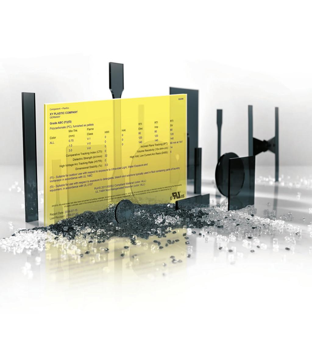 UL PERFORMANCE MATERIALS UL YELLOW CARD FOR