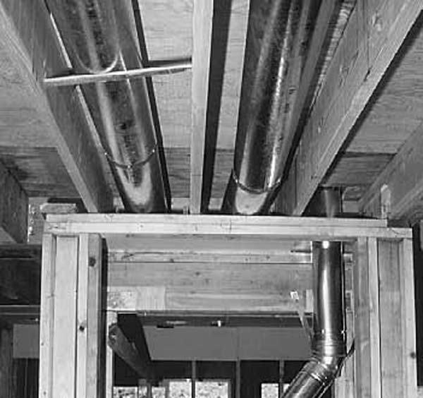 Ducts Placed Within the Floor Joists Figure A-8