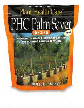 MYCORRHIZAL PHC Palm Saver 6-3-6 PHC Palm Saver 6-3-6 is used in establishing or maintaining palms and tropical plants.