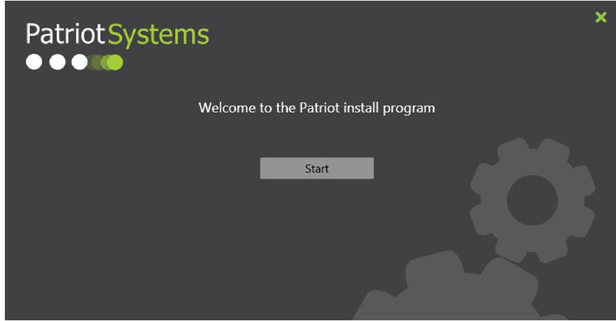 Installing Patriot Patriot can be downloaded from the website or installed from the installation USB.