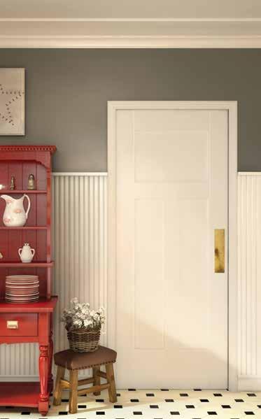 of Country mouldings, colors and character.