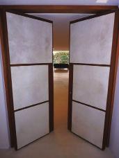 Roto. Doors coated with