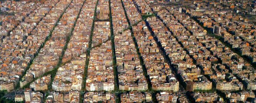Lack of green areas Barcelona is one of the European cities with the lowest number of green areas. Barcelona has 6.64 m2 of green space per inhabitant, without including Collserola.