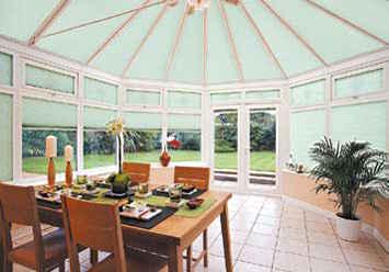 Now a complete conservatory including skylight, shaped, hopper, tilt and turn and standard windows, plus doors can be fitted without the use of screws and/or adhesives.