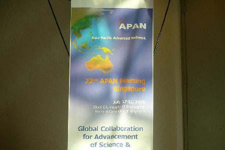 Picture taken at:singapore APAN Meeting venue Dr Nakashima presents