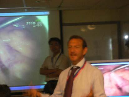 Picture taken at Singapore APAN Meeting venue Dr Jimmy So makes a comment during