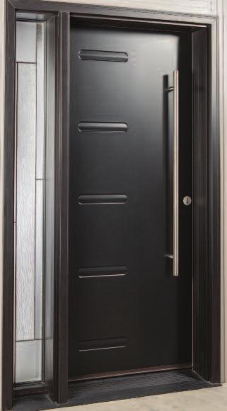 Steel Strassburger steel doors feature distinct high definition panel designs with the