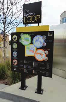 2.7 Wayfinding Wayfinding elements help orient people in an unfamiliar environment by providing key visual and navigational information along paths of travel.