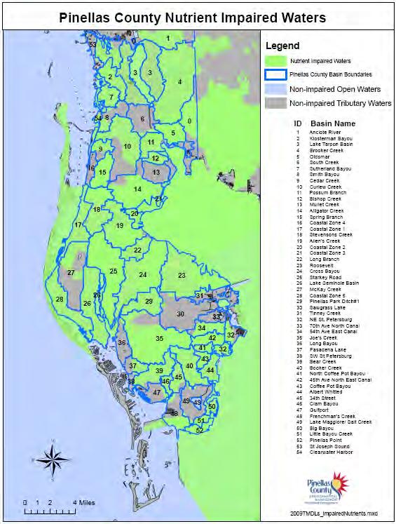 based on cause of water quality issues Pinellas County Ordinance is more strict