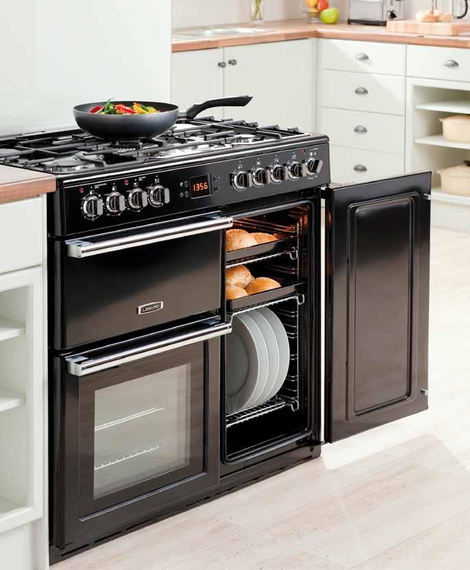 Range 90 Contemporary CMCE96 90cm Range Cooker with ceramic single piece hob Contemporary style 90cm electric range cooker with 3 large capacity