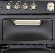 main multifunctional oven Large capacity top oven with gas or electric grill A separate compartment ideal