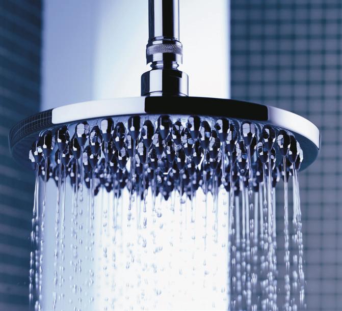 WELS 3 star rated Epic shower heads. Tiber.