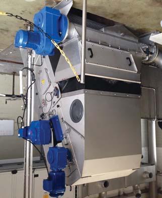 GRIT & SOLIDS MANAGEMENT SAVI Flo-WashPress VWP - Medium-Duty Washer Compactor Capacities from 70-210 ft³/h. Volume reduction 65% - 75%.