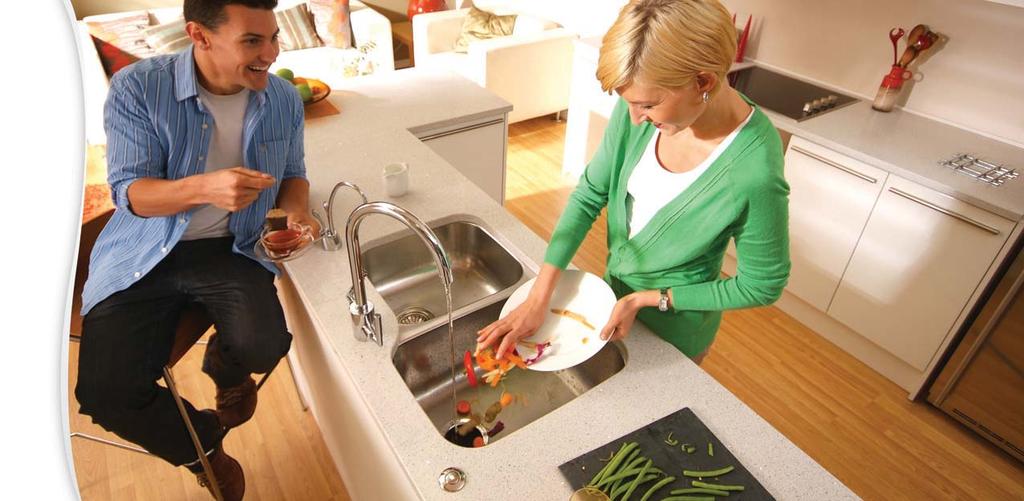 Food waste disposers Cleaner, more convenient and environmentally responsible Talk about a