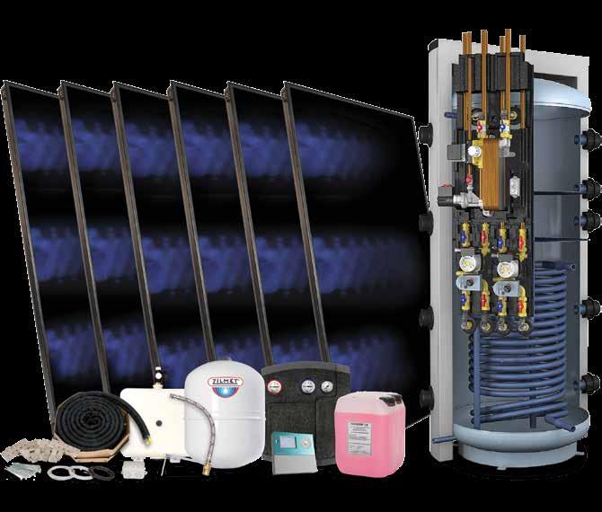 Combined Systems domestic hot water & backup space heating Combined systems unique features & benefits Unique plug & play system for ease of installation.