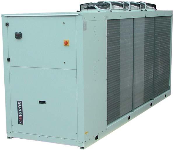 Air to water chillers and heat pumps The water chillers range is an efficient and low-noise product designed for medium to big applications.