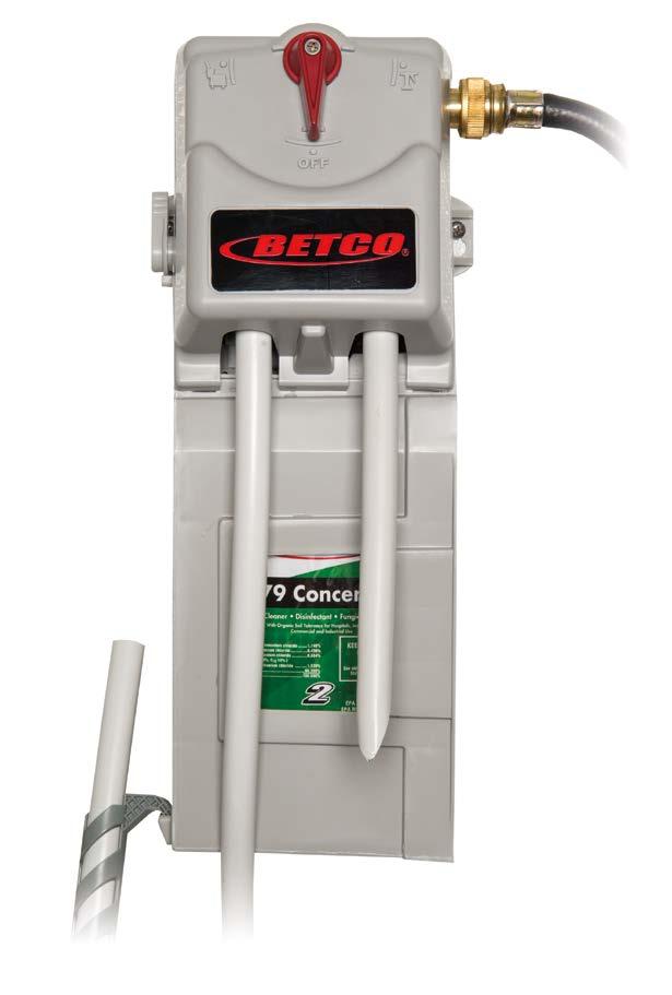 Innovative... Simple... Versatile... Betco s FASTDRAW 1 is the most versatile wall mounted chemical management system.