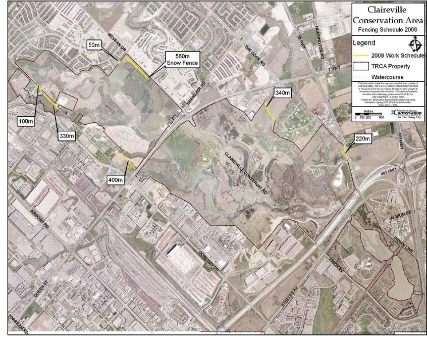 Claireville Conservation Area Management Plan Update Map G.