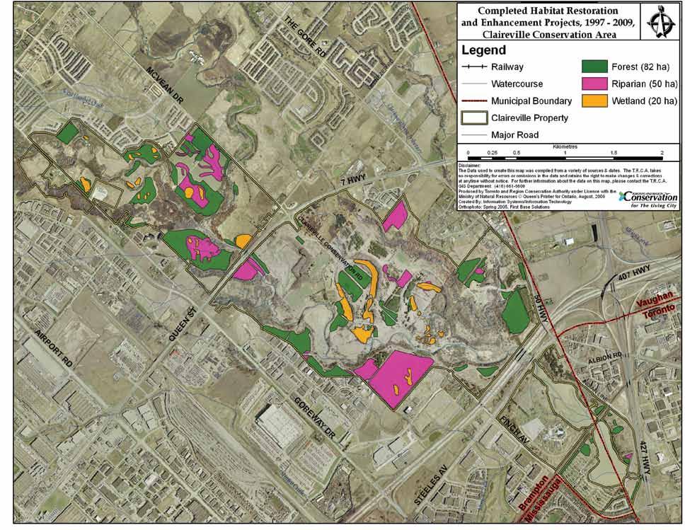 Claireville Conservation Area Management Plan Update Map 2.