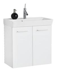or doors, the storage space provided by the washstand is