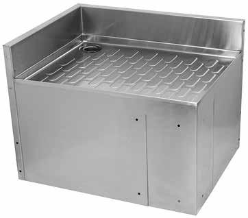 Choice Dimensional Corner Drainboards Dimensional Full Corner Drainboards are for 90 inside turns only. The dimensions of the corner are specified in the model number.