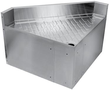 C-OCC-45 C-ICC-45 (see Specification Guide page C014 for complete specs) Designed to mount between two adjacent pieces of Choice underbar equipment Corrugated work surface features 1/4ʺ radius