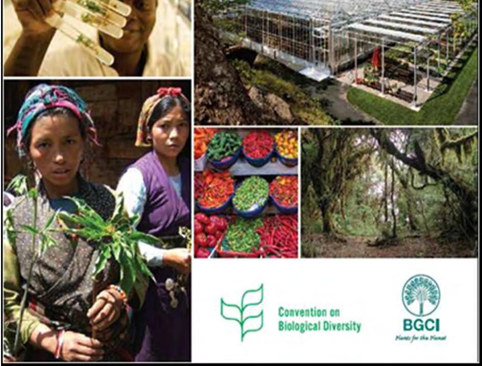 worldwide by 2020 Key role of botanic gardens in the
