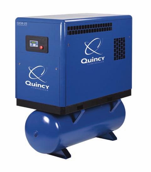 The Science of Compressed Air QUINCY QGB GLOBAL BELT DRIVE SERIES 20-60 HP 100-175 PSIG UNIVERSAL BENEFITS FROM QUINCY S GLOBAL SERIES The QGB s global features that will benefit your operation in