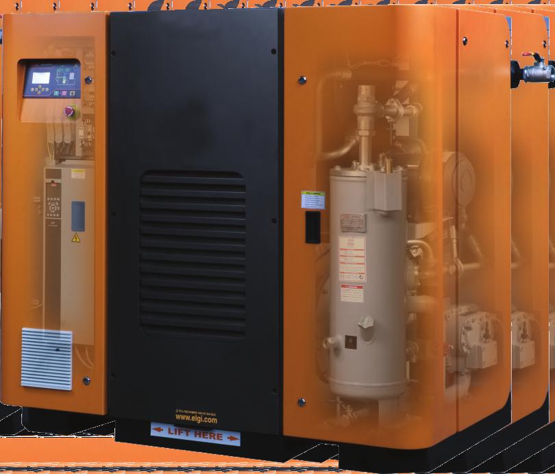 The compressor is manufactured in compliance with applicable international standards (UL, ASME, CE and others)
