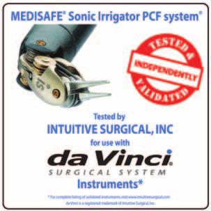 Medisafe Capital Equipment Why Medisafe? Pioneered Sonic Irrigation over 30 years ago. Over 10,000 units installed globally. Designed and manufactured in the UK.