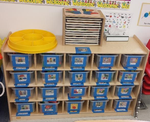 DO keep shelves neat and organized so children are able to easily locate