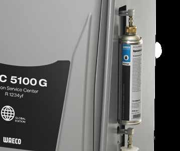 ASC 5100 G ASC 5100 G Entry-level automatic A/C service unit R 1234yf Charging cylinder storage capacity: 8 kg Automatic refrigerant recycling, oil or UV