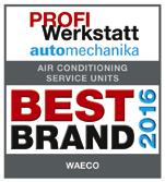 Editorial BEST BRAND IN AIRCON SERVICE ASC SERVICE UNITS BY WAECO The WAECO ASC series was awarded "Best Brand" in the category A/C service units by leading industry magazines twice in a row.
