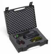 inspection range (up to 6 m) Up to 6 hours of operation between charges Compatible with all leak detection dyes Scope of
