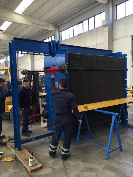 regeneration service of the whole exchanger, for