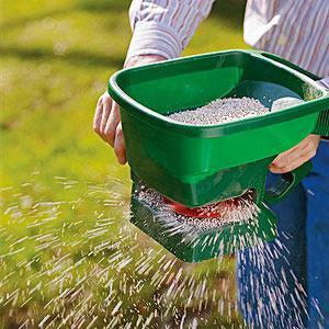 Granular Fertilizers Soil Temp - 70 or above Pros Cons Covers large areas well Easy to apply by a handrotary, drop spreader or by hand Can burn plant foliage if not washed or knocked off after