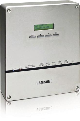 Central Controls Samsung s Data Management Server (DMS) lets you monitor and control your on-site air