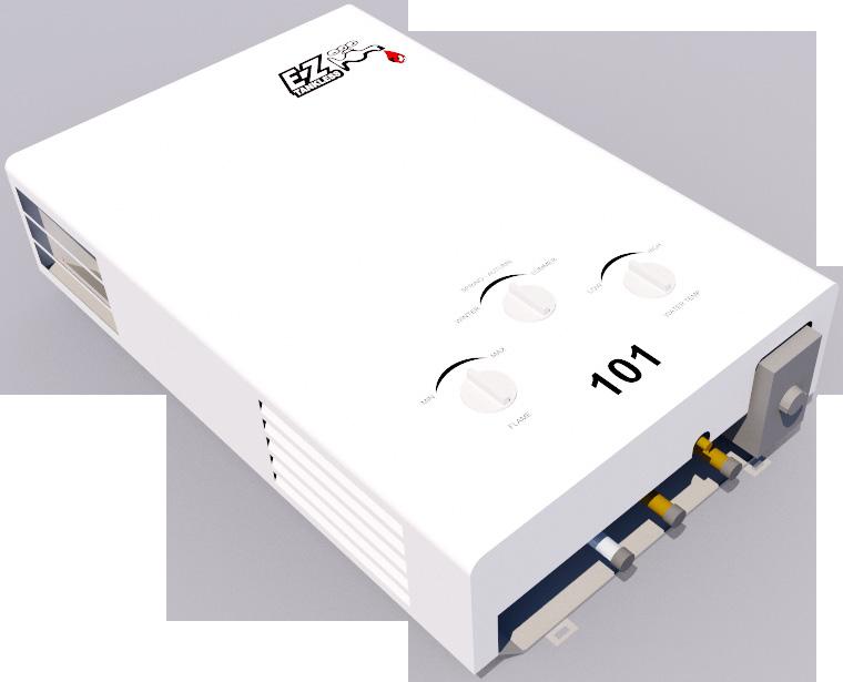 EZ TANKLESS 101 OPERATION + INSTALLATION MANUAL PAGE 06.. 2.1 FEATURES AND BENEFITS Fully-automatic operation.