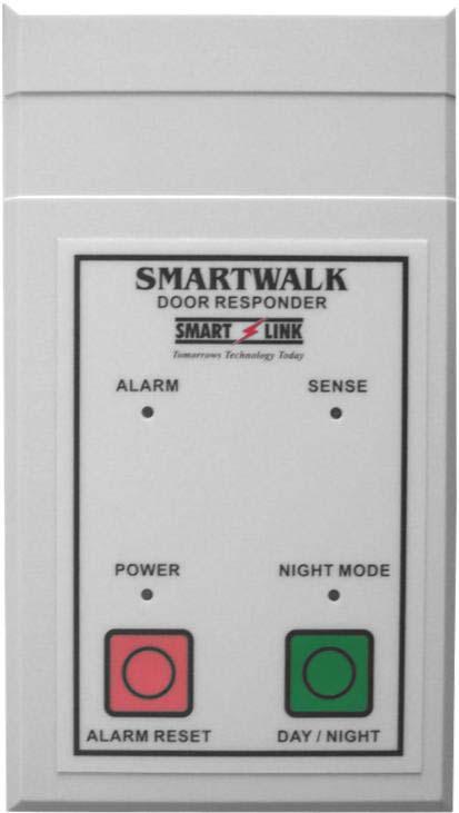 3.2 SmartWalk Door Responder Specifications Dimensions 200mm L x 110mm W x 50mm D ABS Plastic construction Relay output N/O contact Momentary or latching Optional Transmitter board (Part No.