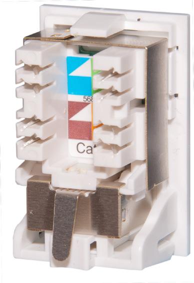 Updated 23/01/14 LJ6C Module Cat 6A performance Suitable for 10-Gigabit Ethernet Ultra-slimline design LJ6C style module Interchangeable with other LJ6C modules and blanks Individually QA tested Easy
