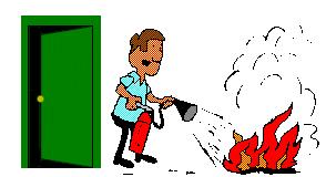 How to Use a Fire Extinguisher If you choose to fight the fire: Position yourself with an exit or means of escape at your back before you attempt to use an