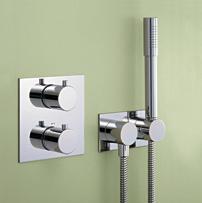Thun. The collection incorporates intelligent, modern bathroom design where