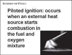 e. When a fuel is heated, its temperature increases (1) Additional heat causes pyrolysis (chemical decomposition of a