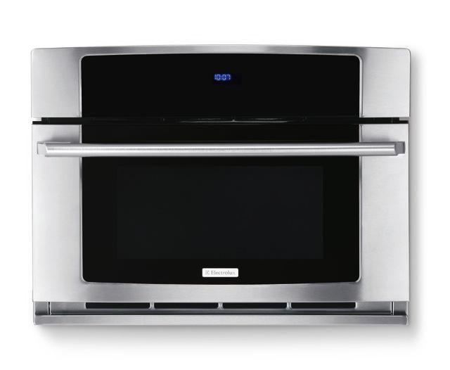 Wall Ovens Built-In Microwave EW30SO60L S Featuring Wave-Touch Electronic Controls Wave-Touch Controls One simple touch and the control panel activates, showing the virtually endless cooking options.